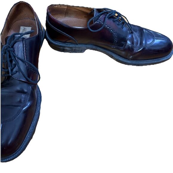 PELLE LINE Men’s Burgundy Oxford Tie Up Dress Shoes Made in Italy Size 10 main image 9